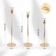 thumbnail image 2 of Juego de 6 Candelabros para Velas de Metal, Portavelas para Velas Cilíndricas de 3/4 Pulgada, Porta Velas Decorativos para Mesa, Adecuados para Bodas, Propuestas, Festivales, Fiestas., 2 of 7