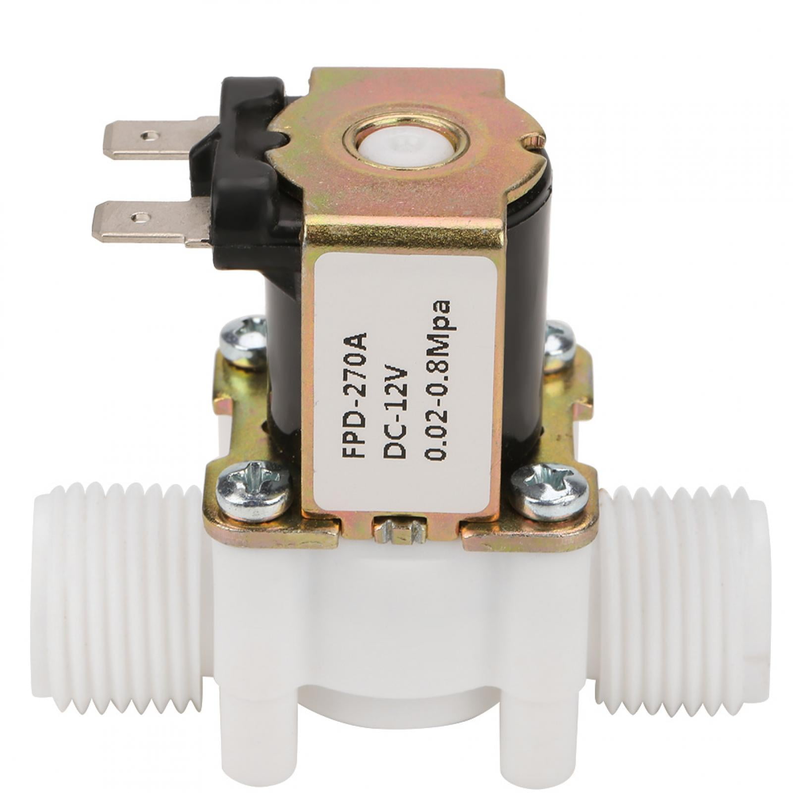 Buy ANGGREK Solenoid Water Valve, Electric Solenoid Valve, 12V G12 NC