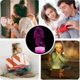 thumbnail image 2 of Liangnv Luz Nocturna 3D De Sirena para Niños,Lámpara De Noche con Luz Nocturna Led Regulable,Lámpara De Ilusión 3D Que Cambia De 16 Colores con Control Remoto, Los Mejores Rega, 2 of 4