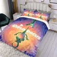 thumbnail image 3 of Diplodocus Conjunto de sábanas temático, trío de piezas, cómodo y amigable con la piel, diseño único, regalo de decoración para el hogar para familiares, amigos y fans,140cm *210cm, 3 of 6