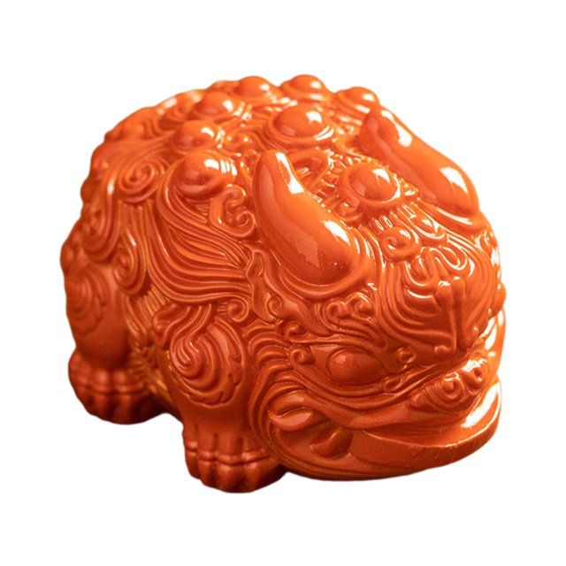Tnarru Tea Pet Paperweight Mini Resin Creative Animal Tea Set Accessories Statue Pixiu Figurine for Home Tea Room Office Table Color A