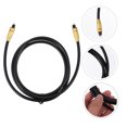 thumbnail image 3 of OULII 1Pc Audio Optical Patch Cord for Home Theater Systems with Low Loss Core and Gold Plated Connectors, 3 of 8