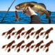 thumbnail image 5 of 10pcs Soft Fishing Lure Crawdad Bait PVC Shrimp Artificial Soft Lure Baits for Bass Fishing, 5 of 5