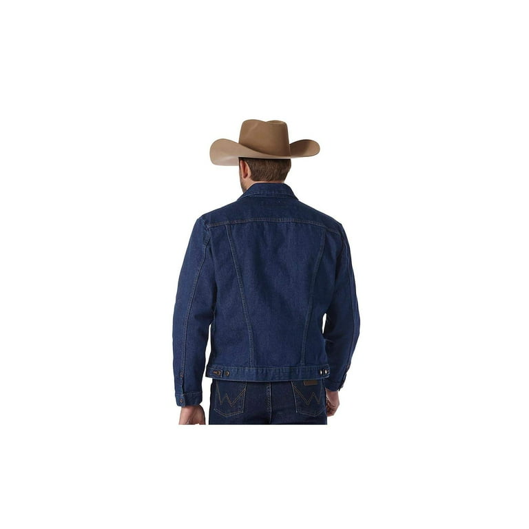Wrangler Mens 74145PW Denim Jacket S Blue