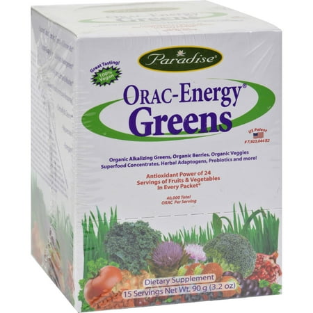 UPC 601944777791 product image for Paradise Herbs 0164459 Orac Energy Greens - 3. 2 oz | upcitemdb.com