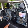 thumbnail image 7 of WOBOGO Christmas Tree Backseat Car Organizer Footed Universal Car with Touch Screen Tablet Holder Rear Seat Protector, 7 of 7