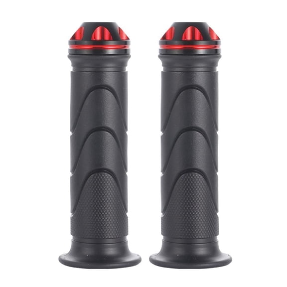 Yammee Motorcycle Hand Grips,7/8" 22mm Dirt Bike Grips,Universally Motorcycle Handlebar Grips,Twist Throttle Nonslip