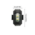 thumbnail image 3 of Riforla LED Collision Light High Brightness Wireless LED Strobe Light Mini Wireless LED Strobe Light Portable Warning Light Signal Light Emergency Car Lighting Automative Lighting Black, 3 of 9