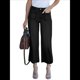 thumbnail image 1 of Pantalones Vaqueros de Cintura Alta, Acampanados y de Pierna para Mujer, Modernos, Elásticos, Holgados y con Bolsillos de Negro XL, 1 of 9