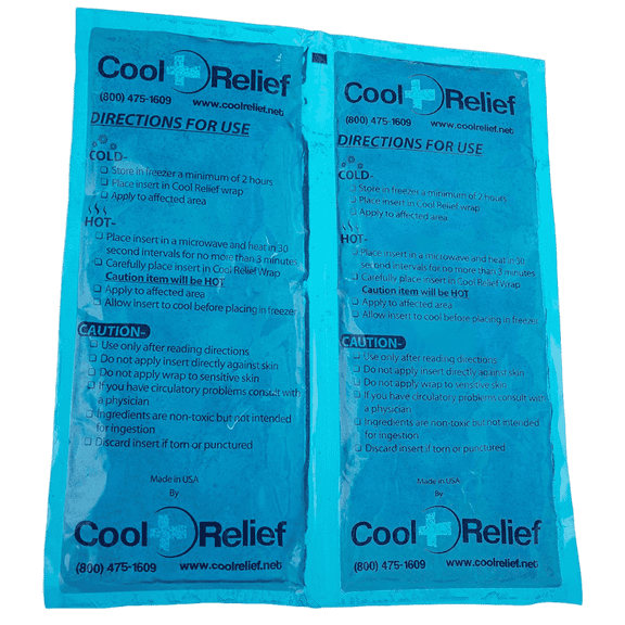 Cool Relief Reusable Ice Pack, Long Lasting Ice Pack for Injuries, Flexible When Frozen, Use for Hot/cold, Gel Ice Pack, Can be Cut into 2 Ice Packs