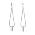 thumbnail image 4 of Boucles d'Oreilles Pendantes en Argent Sterling, 4 of 4