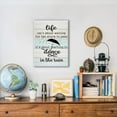 thumbnail image 5 of Life Isn''t About Waiting for the Storm to Pass Poster Canvas Wall Art for Home Decor - Rustic Farmhouse Canvas Print Wall Art Ready to Hang Decoration Gifts - Easel & Hanging Hook 11.5x15 Inch, 5 of 5