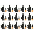thumbnail image 2 of Adaptador 15 Sets Conector de Manguera G1/2 Pulgadas Rosca Hírra Giratoria Soporte Adaptador Para El Manguero de la Distribución 8/12 Manguera de tubo de distribución, 2 of 7