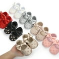 thumbnail image 4 of PEACNNG Baby Soft Sole Moccasins Shoes, PU Leather Boys Girls Shoes Crib Non-slip Slippers, 4 of 5