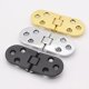 thumbnail image 4 of 4x Bisagras de acero inoxidable para mesa plegable, bisagras para muebles, resistentes a la abrasión, Plata, 4 of 9