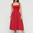 thumbnail image 3 of Vestido Vestido de verano para mujer Corsé sin espalda Vestido de fiesta Ropa de calle (Rojo S) Cgtredaw Rojo T S para Mujer, 3 of 6