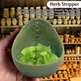 thumbnail image 3 of rygai Efficient Herbal Peeling Bowl for Quick Leaf Removal - Durable Resin Kitchen Tool with 4-Hole Design, Ergonomic Handle, Easy Cleaning for Kale, Spinach, Herbs, 3 of 8