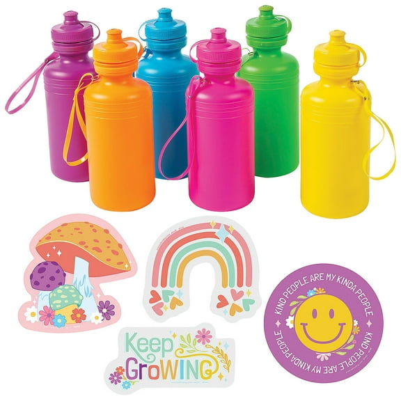 Fun Express Decorate Your Water Bottle Kit - Makes 12, Vacation Bible School 2024