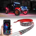 thumbnail image 3 of Luces LED de bajo brillo, tiras de luz de colores de ensueño con control por aplicación, kit de acento exterior para coche, 3 of 5