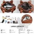 thumbnail image 4 of Sunyuer Elegant Vegan Leather Handbag - Large Capacity Shoulder Bag with Adjustable Strap, 4 of 6