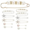 thumbnail image 4 of 12Pcs Brooch Pin Sweater Pants Shawl Pins Clips Clothing Dress Pants Skirt Waist Pin, 4 of 8
