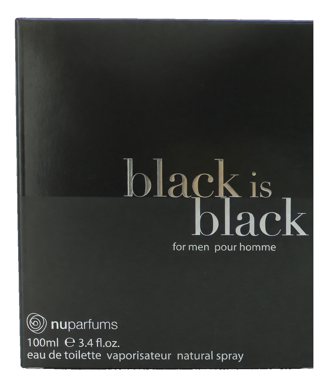 Unknown, Black is Black, Eau de Toilette Spray for Men, 3.4 oz