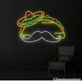 thumbnail image 3 of Glowneon Tacos Neon Sign, Tacos Led Sign, Welcome Open Mexican Food Neon Light, Tacos Decor Store, 3 of 5