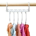 thumbnail image 2 of Amdohai 8PCS Clothes Hanger Closet Organizer Storage Rack Holder Chain Wardrobe Space Save Multifunction Clothes Hanger, 2 of 6