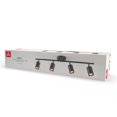 thumbnail image 4 of Globe Electric 30" 4-Light Matte Black Track Lighting Bar, Modern Glam Style, 4 of 8