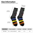 thumbnail image 2 of Gaeub American Flag Print Adult Crew Socks,Mid-Calf Socks,Stylish & Comfortable Adult Socks for Men & Women,Crew Athletic Socks for Sport Running Traveling, 2 of 6