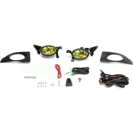 Replacement STYAC0506FL2 Fog Light Compatible with 2005-2006 Acura RSX Front, Left Driver and Right Passenger With bulb(s)