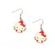 thumbnail image 3 of Sanrio lindos pendientes de gancho de dibujos animados para mujeres niñas Kuromi Melody Cinnamoroll joyería de moda pendiente accesorios de Navidad, 3 of 4
