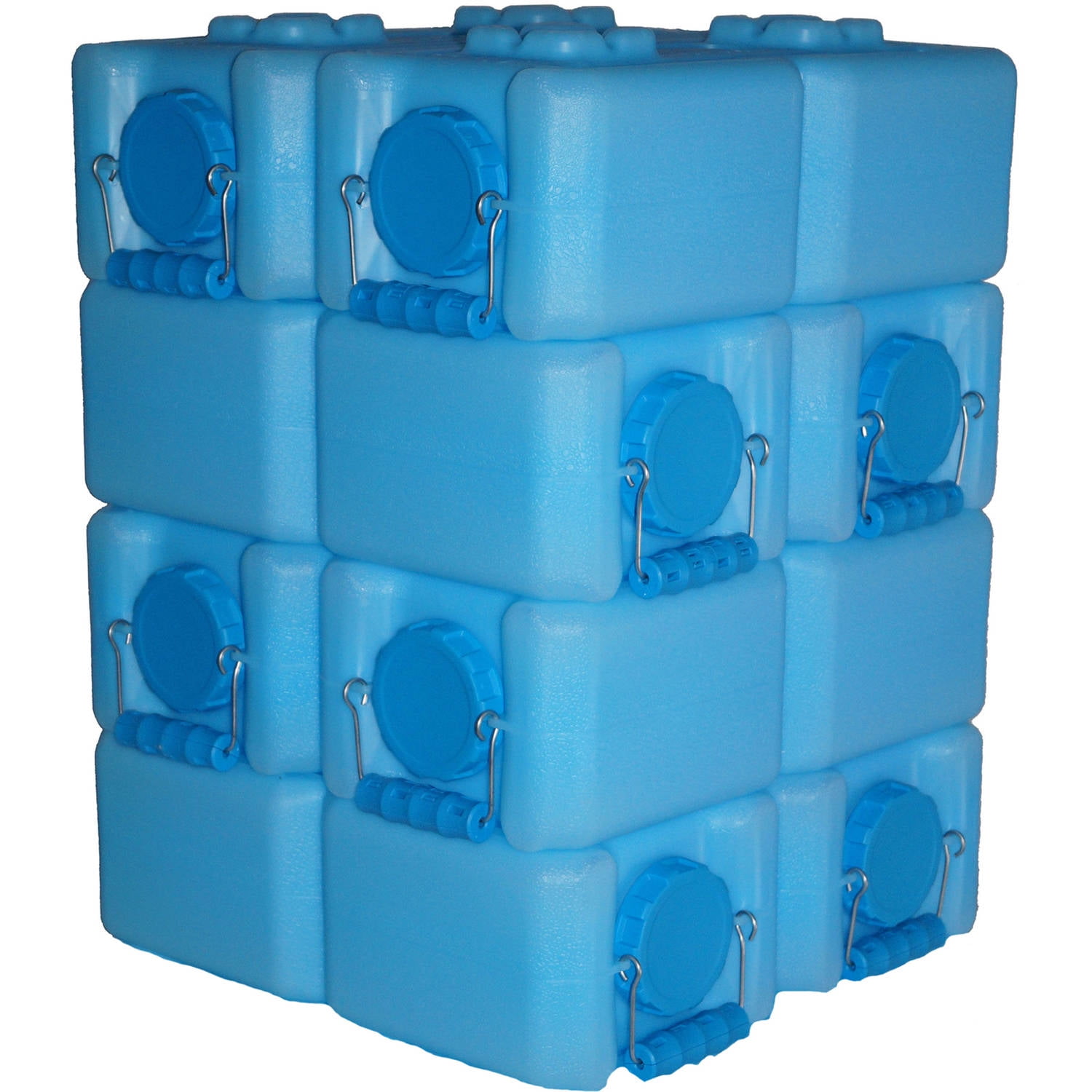 WaterBrick Storage Container, 3.5 Gal, 8Pack