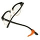 thumbnail image 4 of 2 Pares Clips Para Gafas de terre Lectura De Silicona De Naranja, 4 of 6