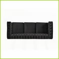 thumbnail image 2 of Classic Chesterfield 3-Seater Plush Sofa with Deep Tufting & Nail Heads for Living Room, 2 of 12