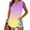 Yellow-1, variant on Dxzfnsa Summer Tank Tops for Women Breathable V Neck Sleeveless T Shirts Womens Casual Loose Fit Tunic Shirts 2026 Fashion Gradient Color Tanks