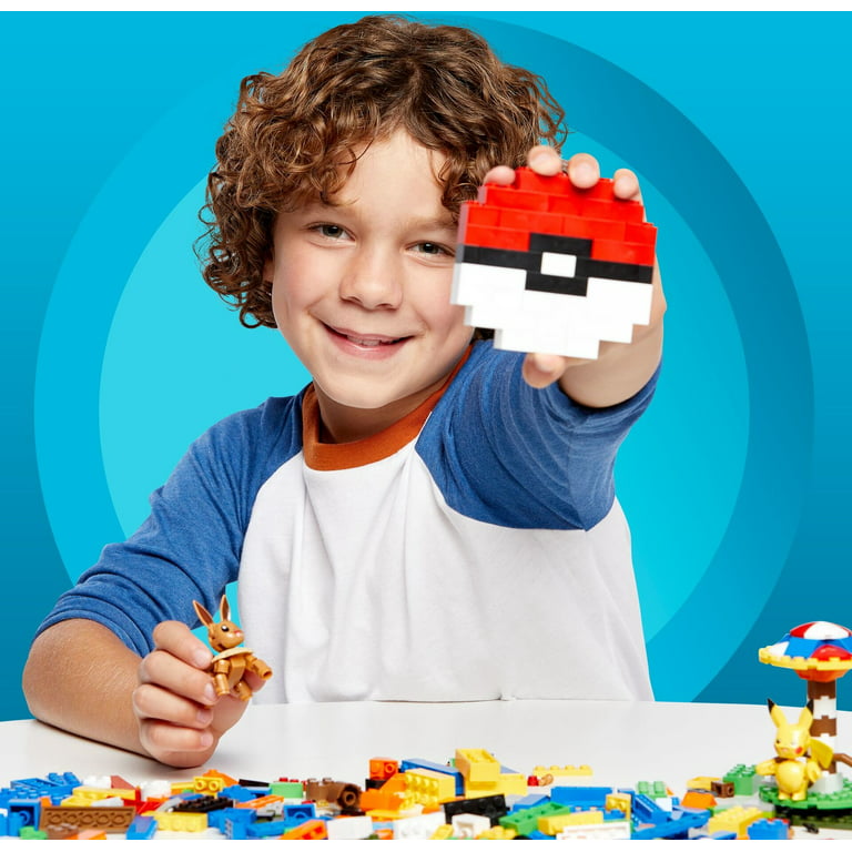  MEGA Pokémon Building Box Building Set With 450 Compatible  Bricks and Pieces : Toys & Games