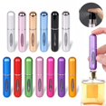 thumbnail image 2 of Atomizador de Perfume de 8/5ml, contenedor de líquido portátil para cosméticos, Mini botella rellenable vacía de Alcochol con espray de aluminio para viajes Dengxun unisex, 2 of 2