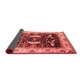 thumbnail image 2 of Ahgly Company Indoor Round Oriental Red Industrial Area Rugs, 7' Round, 2 of 4