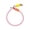 Pink, variant on UJMNHYGT Rope Dog Training Collar Nylon Loop, Adjustable On Pet Collar for Small Medium Large Dogs, Collar with Adjustable Stopper Lightweight for Small Medium Large Dogs