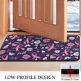thumbnail image 3 of Pink Breast Cancer and Pioneer Flower Door Rugs,Washable Non Slip Door Mats Indoor,Decorative Door Mats,Entry Mat Indoor for Entrance,Bedroom,Kitchen,Bathroom,30"x17", 3 of 6