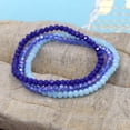thumbnail image 1 of 3 Piece/pack Bracelets Set Multicolor Combination 4mm Crystal Beaded Bracelet Bohemian Jewelry Female Girl Gift Wholesale, 1 of 5