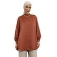 thumbnail image 2 of Caramel - Button Collar - Tunic - Refka, 2 of 5