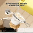 thumbnail image 6 of kkbbma under $5 Dish Scrub Brush with Soap Dispenser, Kitchen Brush for Dish Pot Pan Sink Cleaning, Soap Dispensing Brush, 6 of 6