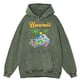 thumbnail image 5 of Sudadera con capucha para hombre, estilo retro, desgastado, con estampado de dibujos animados hawaianos, de cocodrilo y surf, ropa informal de algodón 100 % a la moda, sudadera con capucha para otoño, 5 of 5