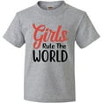thumbnail image 3 of Inktastic Girls Rule the World Youth T-Shirt, 3 of 5