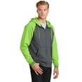 thumbnail image 4 of SPORT-TEK SPORT-WICK VARSITY FLEECE FULL-ZIP HOODED JACKET F20, 4 of 6