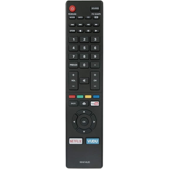NH414UD Replaced Remote fit for Sanyo Smart LED LCD TV FW50C36F FW50C36FB