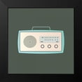 thumbnail image 2 of PI Studio 12x12 Black Modern Framed Museum Art Print Titled - MCM Radio I, 2 of 5