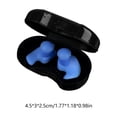 thumbnail image 3 of EGNMCR Silicone Bouchons d'Oreilles en pour la Natation, Bouchons d'Oreilles Imperméables pour Dormir, Réduction du Bruit 40 dB, Super Doux, Protection Auditive Réutilisable pour la Douche, le Surf, le Voyage, Bouchons d'Oreilles en Silicone Sn, 3 of 6